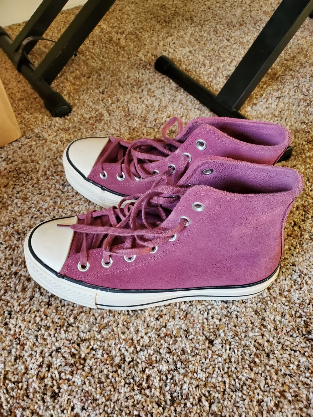 Suede Platform Sneakers